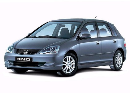 Ворсовые коврики на Honda Civic VII 5d 2000 - 2005 в Саратове