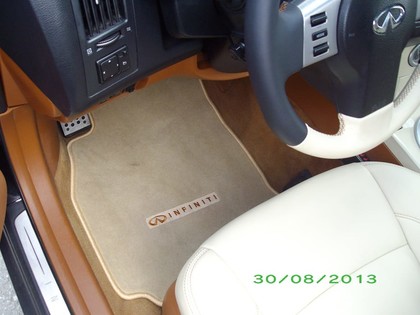 Ворсовые коврики на Infiniti FX I 2003 - 2008 в Саратове