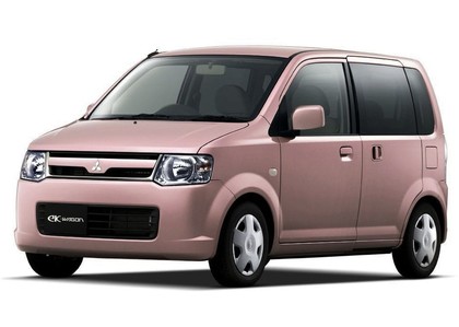 Ворсовые коврики на Mitsubishi eK Wagon II 2006 - 2013 в Саратове