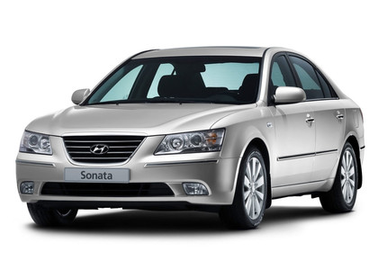 Ворсовые коврики на Hyundai Sonata 5 (NF) 2004 - 2010 в Саратове