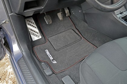 Ворсовые коврики на Mazda 3 2003 - 2009 в Саратове