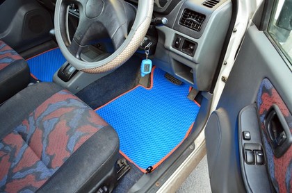 Ворсовые коврики на Mitsubishi Pajero Mini II 1998 - 2012 в Саратове