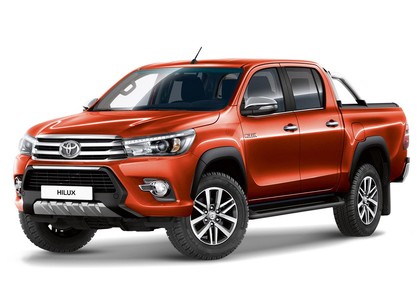 Ворсовые коврики на Toyota Hilux VIII 2015 - 2025 в Саратове