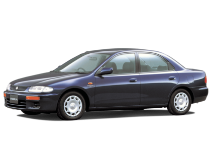 Ворсовые коврики на Mazda Familia (BH) 1994 - 1999 в Саратове