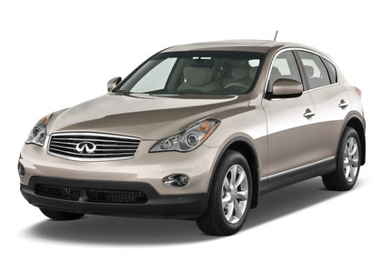 Ворсовые коврики на Infiniti EX 2007 - 2015 в Саратове