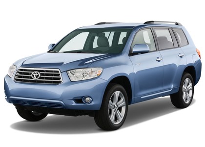 Ворсовые коврики на Toyota Highlander II 2007 - 2013 в Саратове