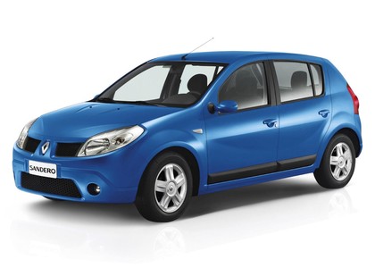 Ворсовые коврики на Renault Sandero I 2009 - 2014 в Саратове