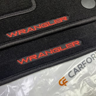 Ворсовые коврики на Jeep Wrangler (JL) 2017 - 2025 в Саратове