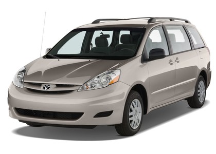 Ворсовые коврики на Toyota Sienna II 2003 - 2010 в Саратове