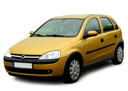 Ворсовые коврики на Opel Corsa C 2000 - 2006 в Саратове