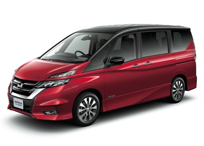 Ворсовые коврики на Nissan Serena (C27) E-Power 2016 - 2022 в Саратове