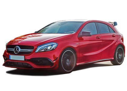 Ворсовые коврики на Mercedes A (W176) 2012 - 2018 в Саратове