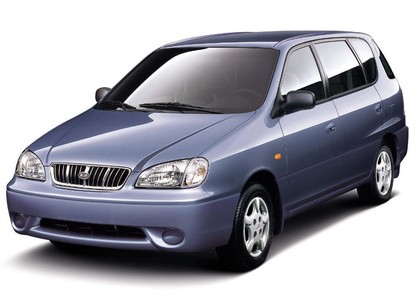 Ворсовые коврики на KIA Carens I 1999 - 2006 в Саратове