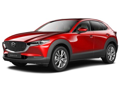 Ворсовые коврики на Mazda CX30 2019 - 2025 в Саратове