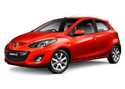 Ворсовые коврики на Mazda 2 2007 - 2015 в Саратове