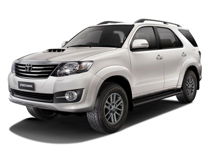 Ворсовые коврики на Toyota Fortuner I 2004 - 2015 в Саратове