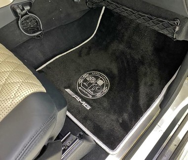 Ворсовые коврики на Mercedes G (W463) рестайлинг 2001 - 2018 в Саратове
