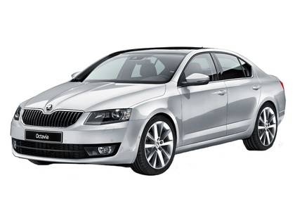 Ворсовые коврики на Skoda Octavia A7 2013 - 2020 в Саратове