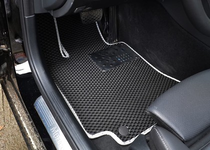 Ворсовые коврики на Mercedes C (W205) 2014 - 2023 в Саратове