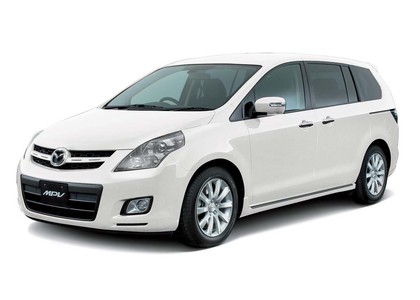 Ворсовые коврики на Mazda MPV III 2006 - 2016 в Саратове