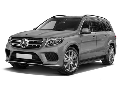 Ворсовые коврики на Mercedes GLS (X166) 2015 - 2019 в Саратове