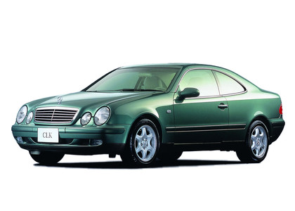Ворсовые коврики на Mercedes CLK (C208) 1996 - 2003 в Саратове
