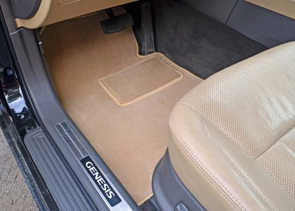 Ворсовые коврики на Hyundai Genesis I 2008 - 2014 в Саратове