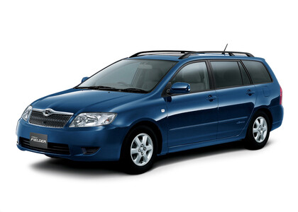 Ворсовые коврики на Toyota Corolla Fielder (E12) 2001 - 2006 в Саратове