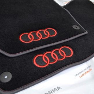 Ворсовые коврики на Audi A6 (C4) 1994 - 1997 в Саратове