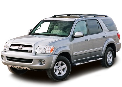 Ворсовые коврики на Toyota Sequoia I 2001 - 2008 в Саратове