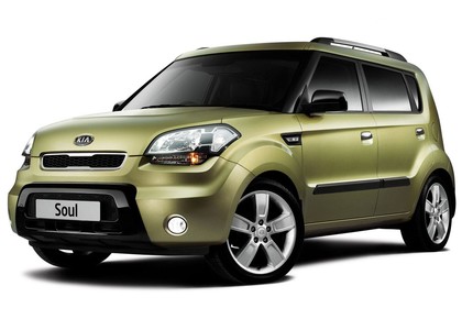 Ворсовые коврики на KIA Soul I 2009 - 2013 в Саратове