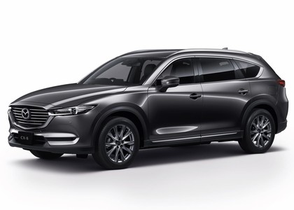 Ворсовые коврики на Mazda CX8 2017 - 2023 в Саратове
