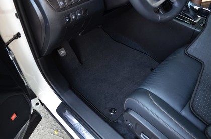 Ворсовые коврики на Toyota Highlander III 2013 - 2020 в Саратове