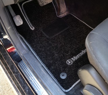 Ворсовые коврики на Mercedes GLK (X204) 2008 - 2015 в Саратове