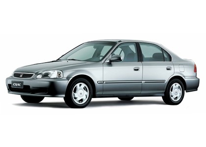 Ворсовые коврики на Honda Civic VI 4d 1995 - 2002 в Саратове