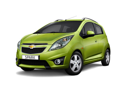 Ворсовые коврики на Chevrolet Spark III 2009 - 2023 в Саратове