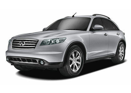 Ворсовые коврики на Infiniti FX I 2003 - 2008 в Саратове