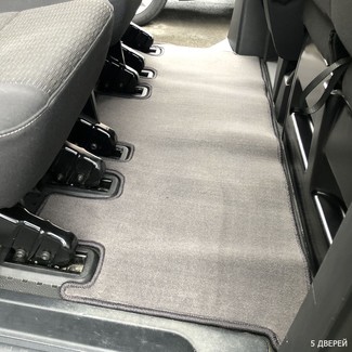 Ворсовые коврики на Volkswagen Caravelle (T5) 2003 - 2015 в Саратове