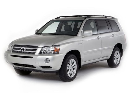 Ворсовые коврики на Toyota Highlander I 2001 - 2007 в Саратове