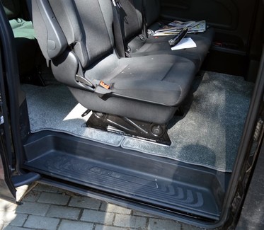 Ворсовые коврики на Mercedes V-класс (W447) 2014 - 2025 в Саратове