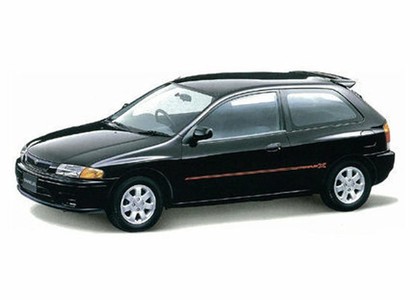 Ворсовые коврики на Mazda Familia (BH) 1994 - 1999 в Саратове