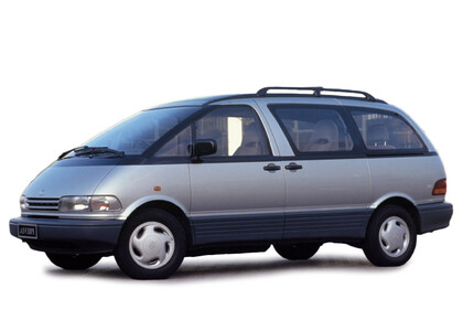 Ворсовые коврики на Toyota Previa (XR10, XR20) 1990 - 2000 в Саратове