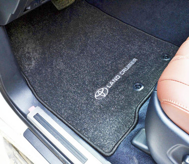 Ворсовые коврики на Toyota Land Cruiser 200 2007 - 2021 в Саратове