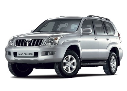 Ворсовые коврики на Toyota Land Cruiser Prado 120 2002 - 2009 в Саратове