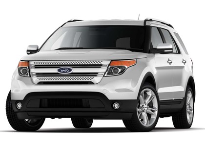 Ворсовые коврики на Ford Explorer V 2010 - 2019 в Саратове