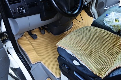 Ворсовые коврики на Volkswagen Crafter I 2006 - 2017 в Саратове