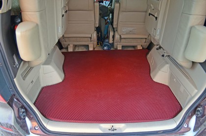 Ворсовые коврики на Toyota Alphard (H10) 2002 - 2008 в Саратове