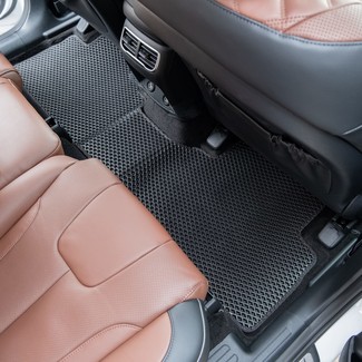 Ворсовые коврики на Hyundai Santa Fe IV рестайлинг 2020 - 2025 в Саратове