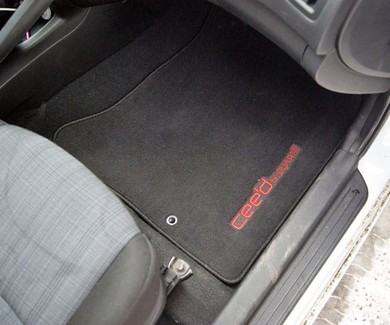 Ворсовые коврики на KIA Ceed I 2007 - 2012 в Саратове