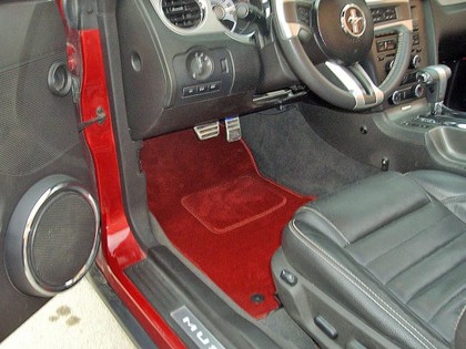 Ворсовые коврики на Ford Mustang V 2004 - 2014 в Саратове